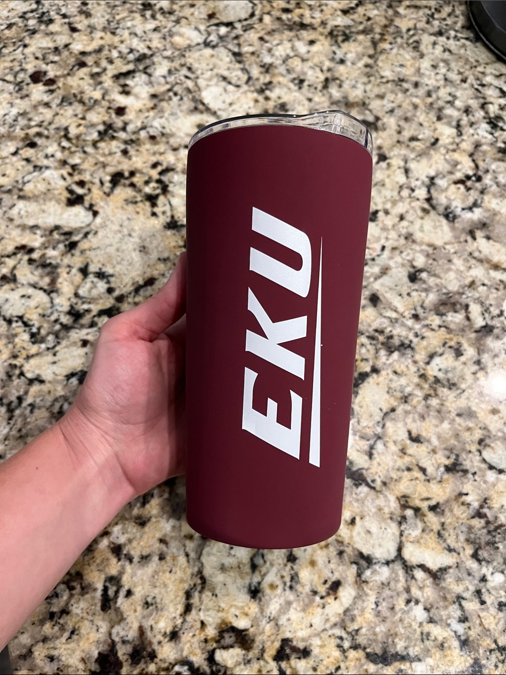 NWOT EKU Insulated Travel Tumbler - Maroon eastern Kentucky University